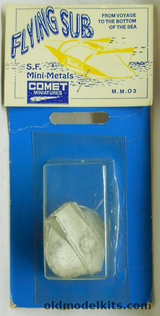 Comet Miniatures Flying Sub From Voyage To The Bottom Of The Sea, MM03 plastic model kit